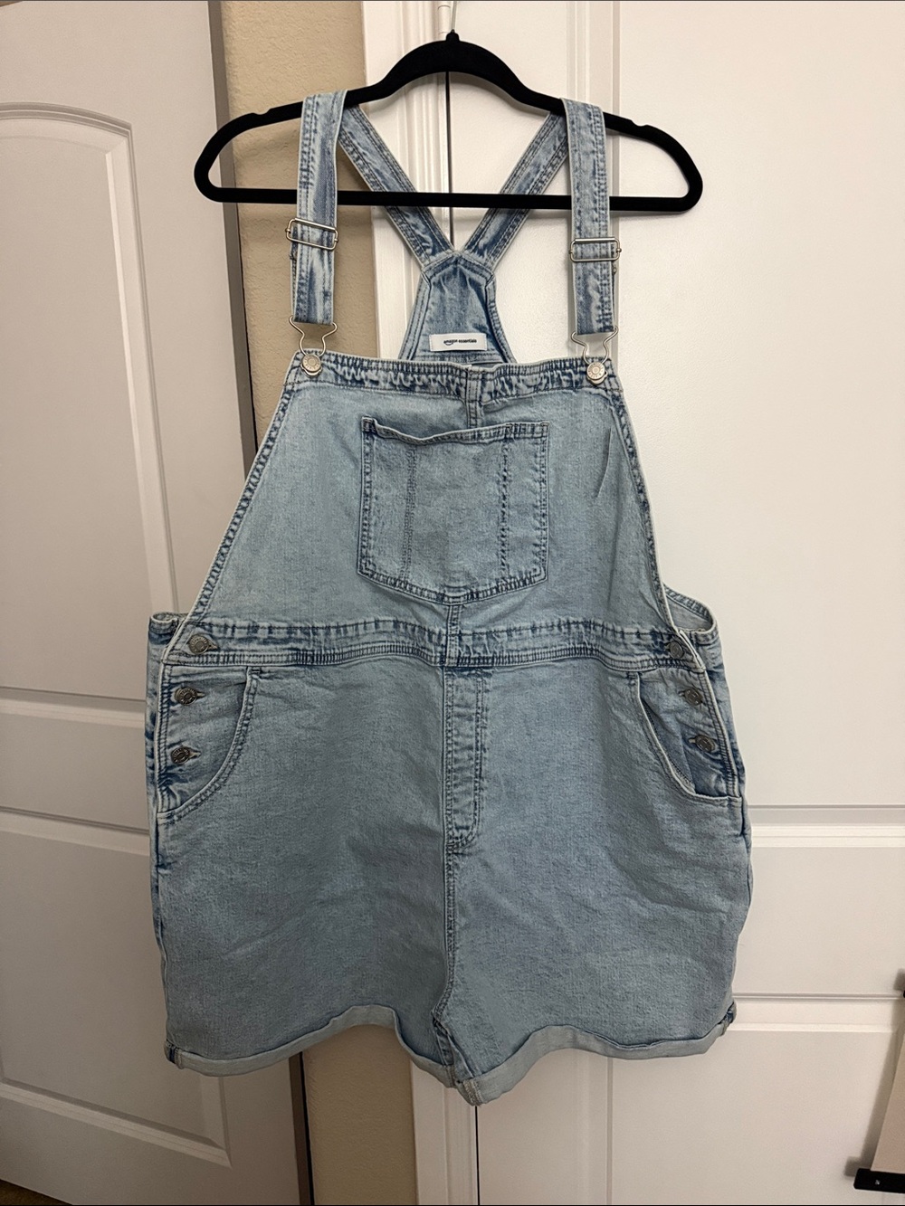 Light Blue Denim Ladies Overalls - Amazon Essentials